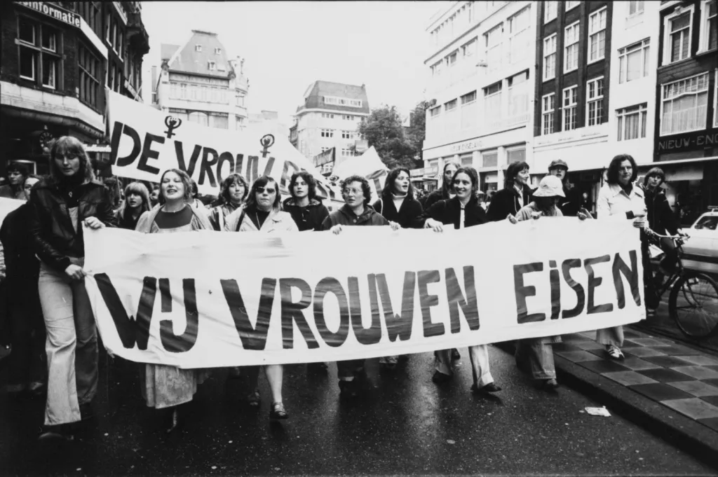 Abortusdemonstratie 'Wij vrouwen eisen'