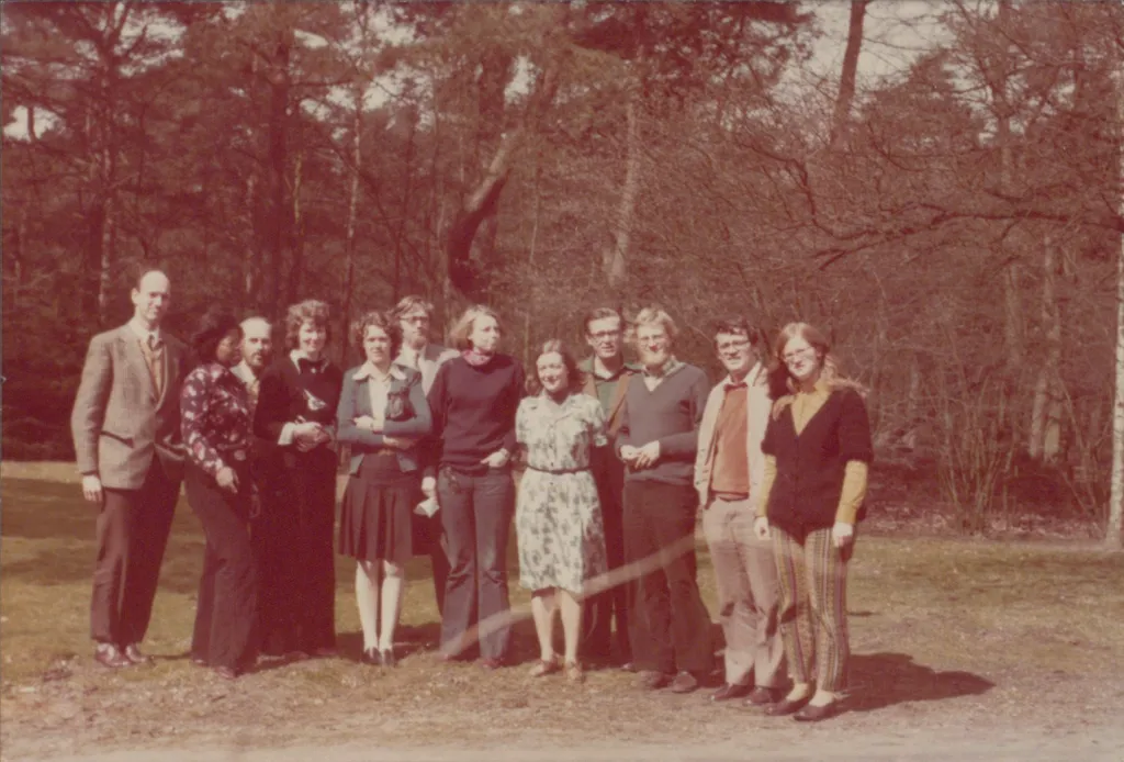 Carla Lont en haar klasgenoten